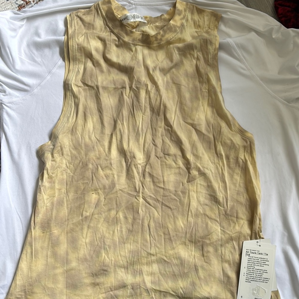 lululemon All Yours Tank *Tie Dye